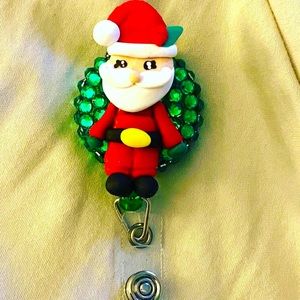 Santa badge reel